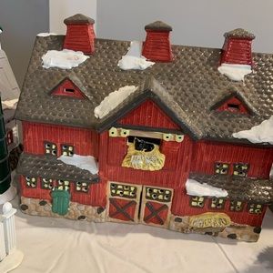Snow Village - Red Barn (In original box)